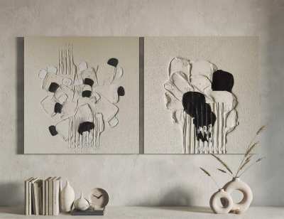 现代装饰画3D模型下载